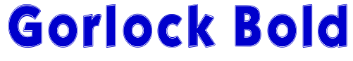 Gorlock Bold шрифт